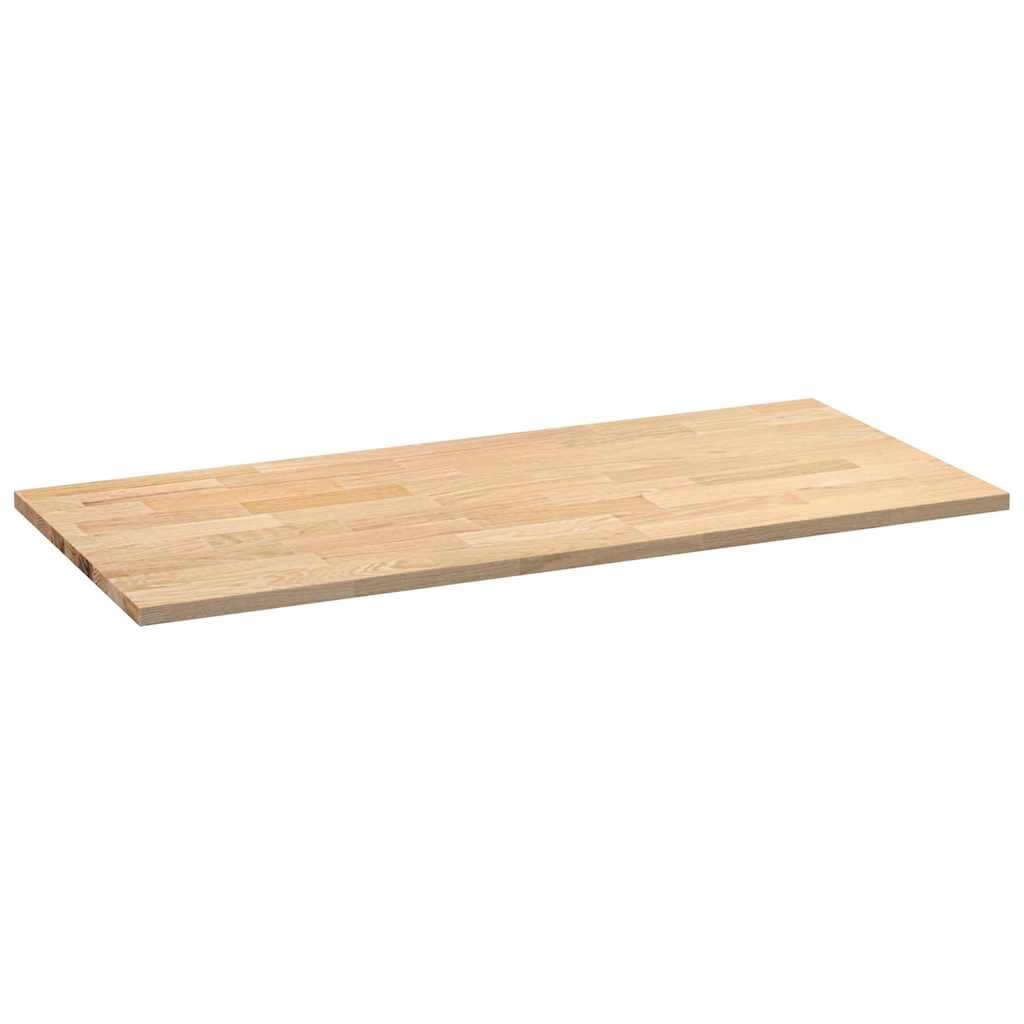 vidaXL Blat kuchenny, 140x63,5x2,7 cm, prostokątny, lite drewno dębowe