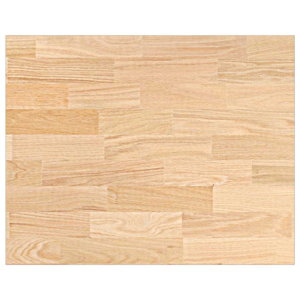 vidaXL Blat kuchenny, 80x63,5x4 cm, prostokątny, lite drewno dębowe