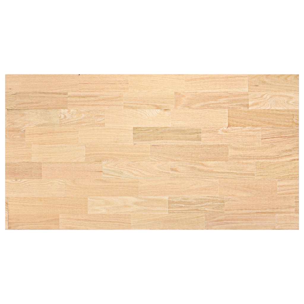 vidaXL Blat kuchenny, 120x63,5x4 cm, prostokątny, lite drewno dębowe