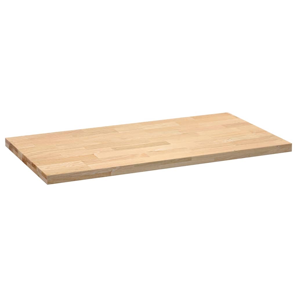 vidaXL Blat kuchenny, 120x63,5x4 cm, prostokątny, lite drewno dębowe
