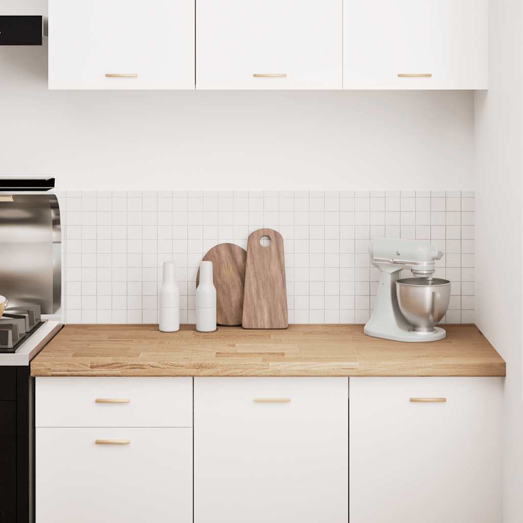 vidaXL Blat kuchenny, 140x63,5x4 cm, prostokątny, lite drewno dębowe