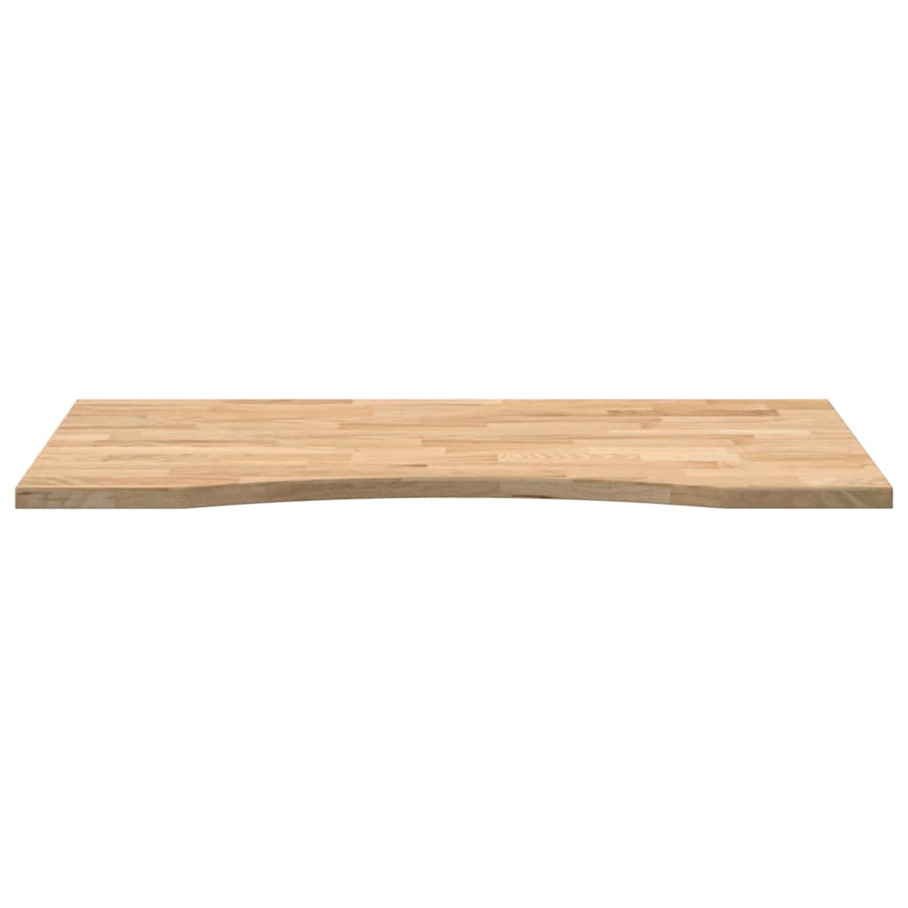 vidaXL Blat biurka, surowe, 100x50x2,5 cm, lite drewno dębowe