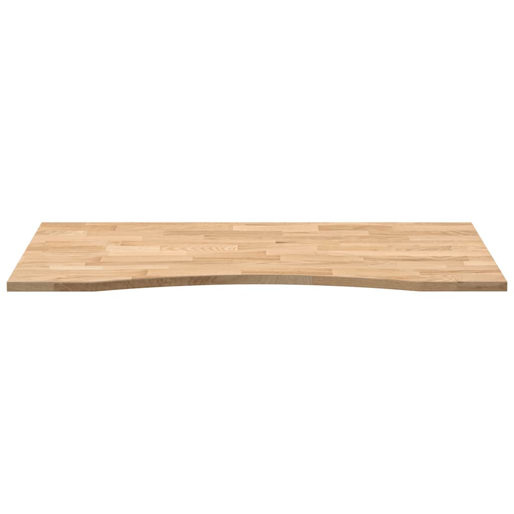 vidaXL Blat biurka, surowe, 120x50x2,5 cm, lite drewno dębowe
