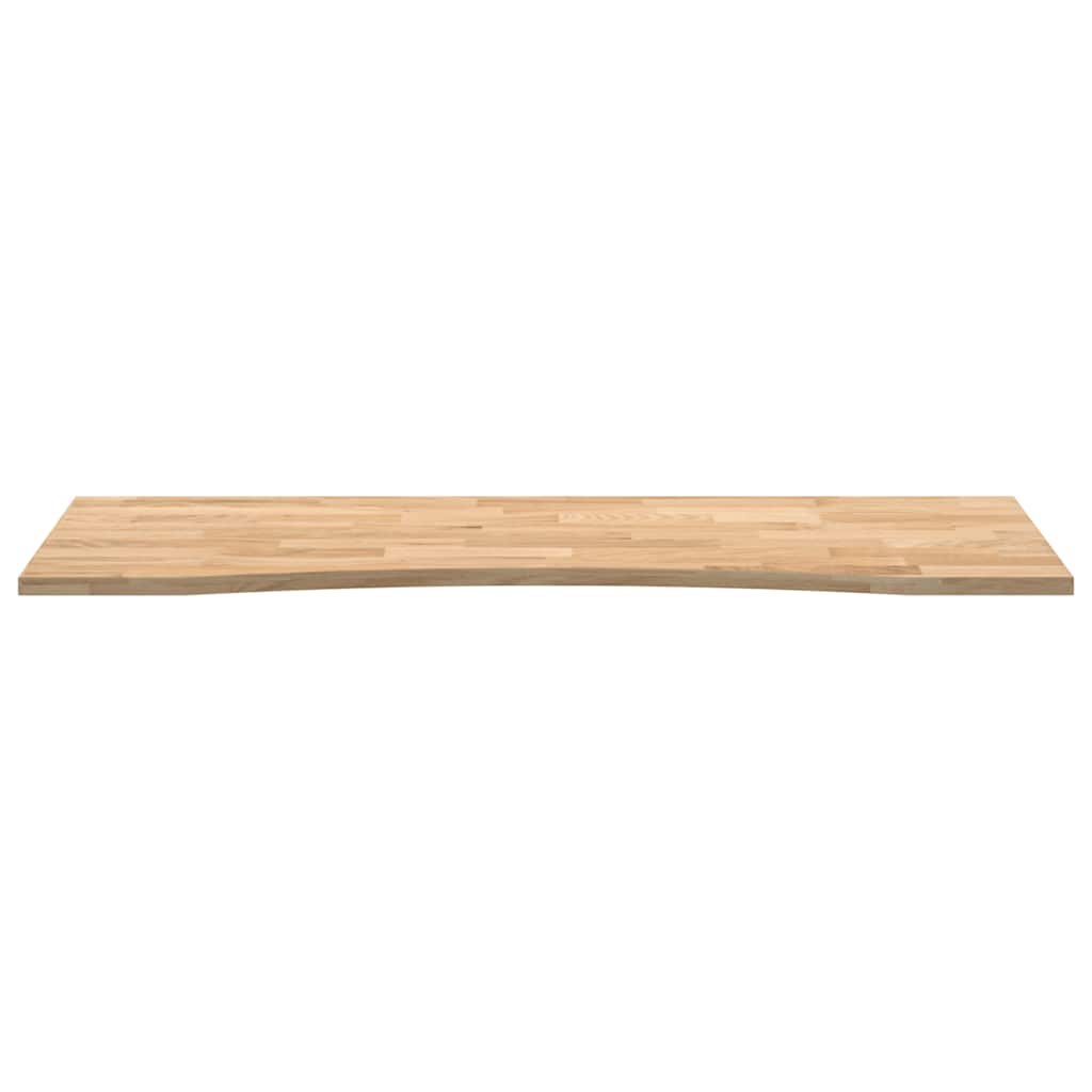 vidaXL Blat biurka, surowe, 140x50x2,5 cm, lite drewno dębowe