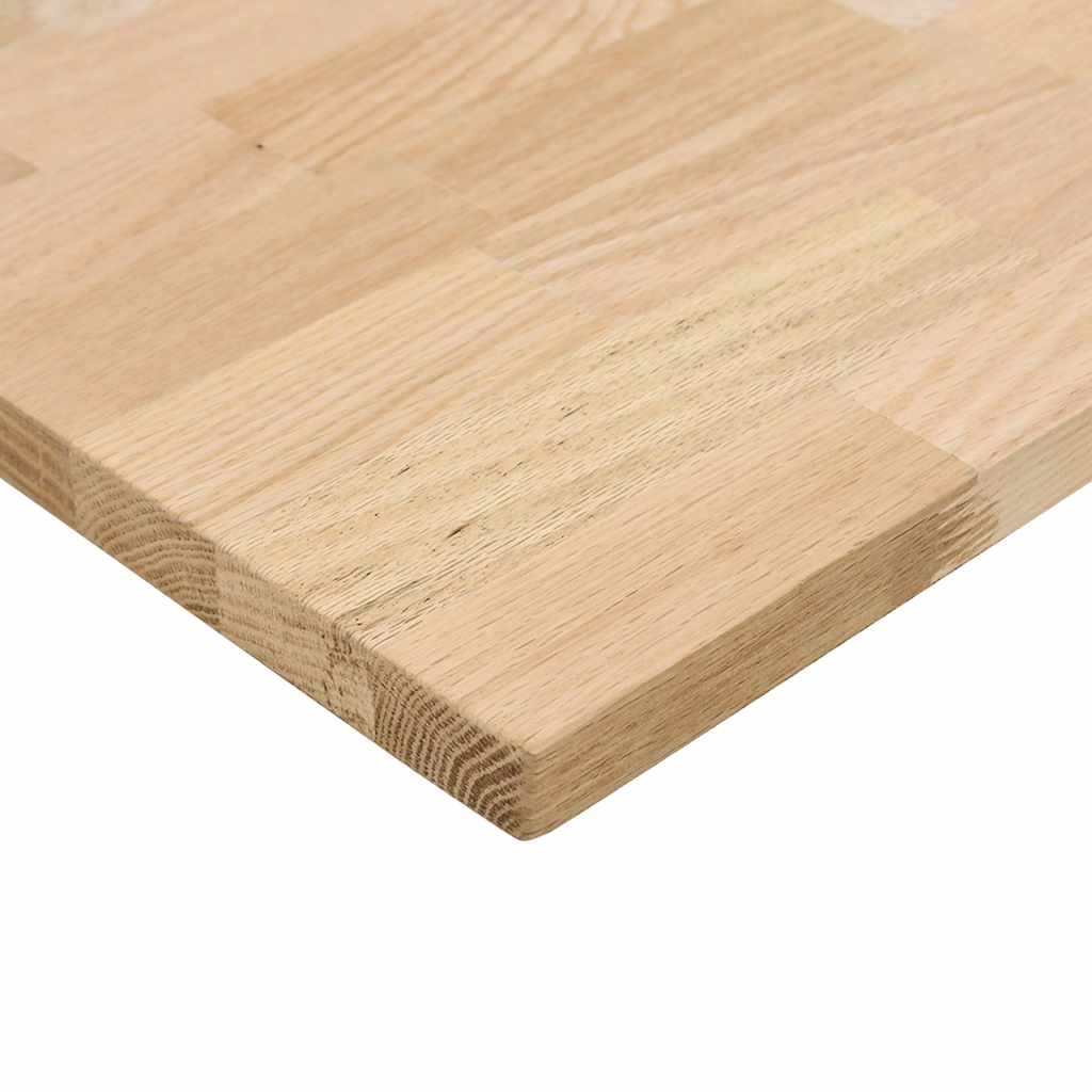 vidaXL Blat biurka, surowe, 140x50x2,5 cm, lite drewno dębowe