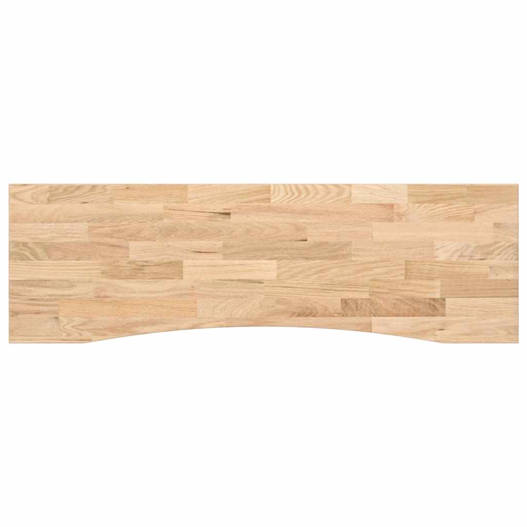 vidaXL Blat biurka, surowe, 160x50x2,5 cm, lite drewno dębowe