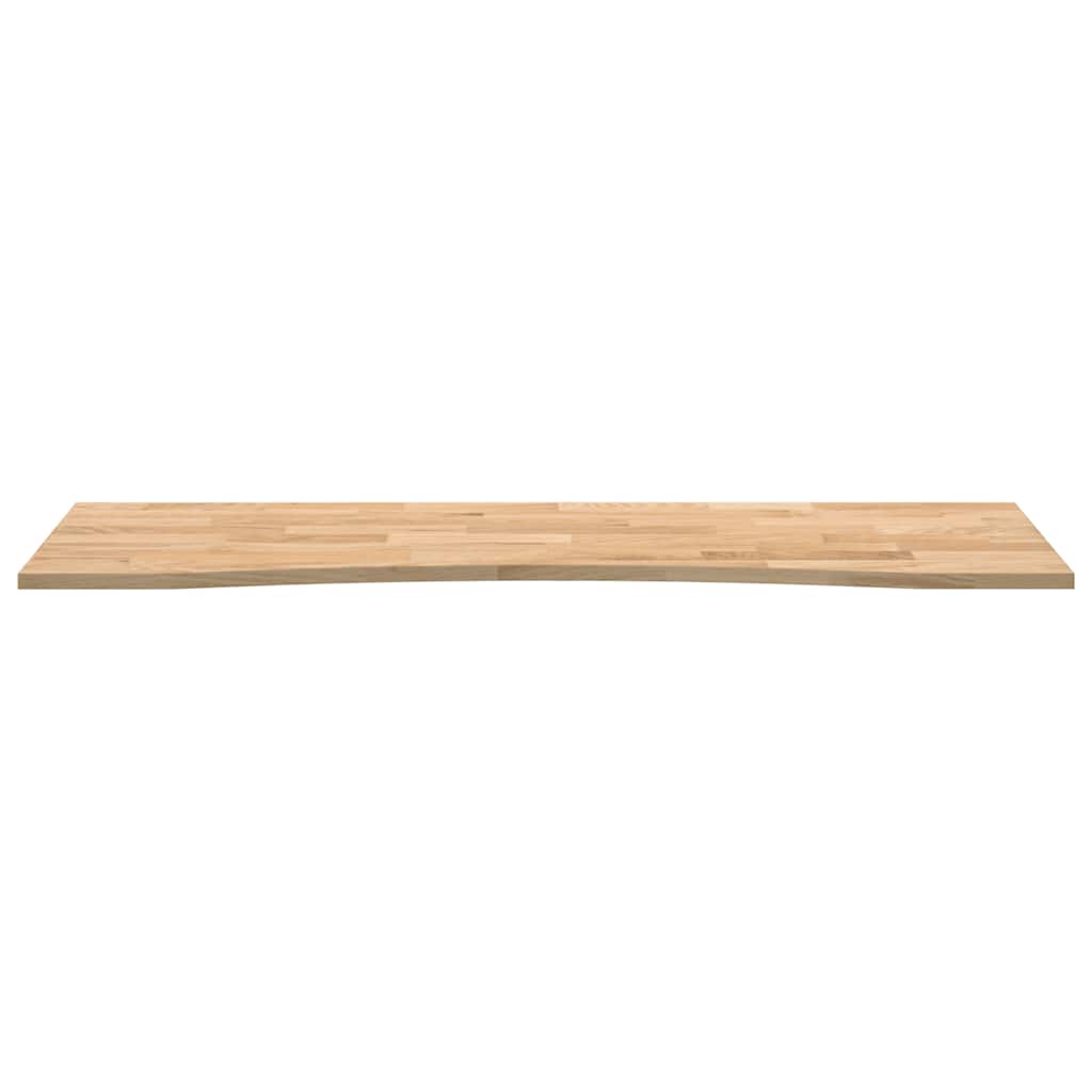 vidaXL Blat biurka, surowe, 160x50x2,5 cm, lite drewno dębowe