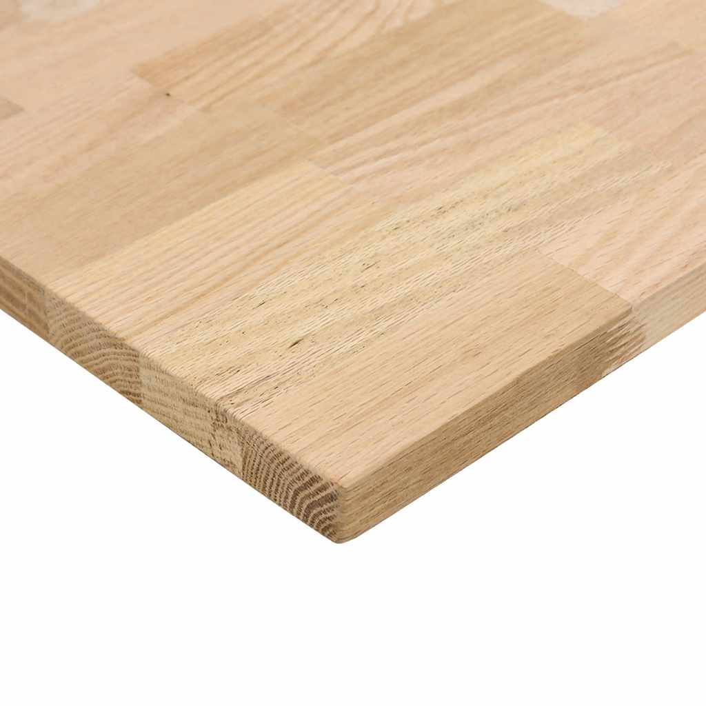 vidaXL Blat biurka, surowe, 160x50x2,5 cm, lite drewno dębowe