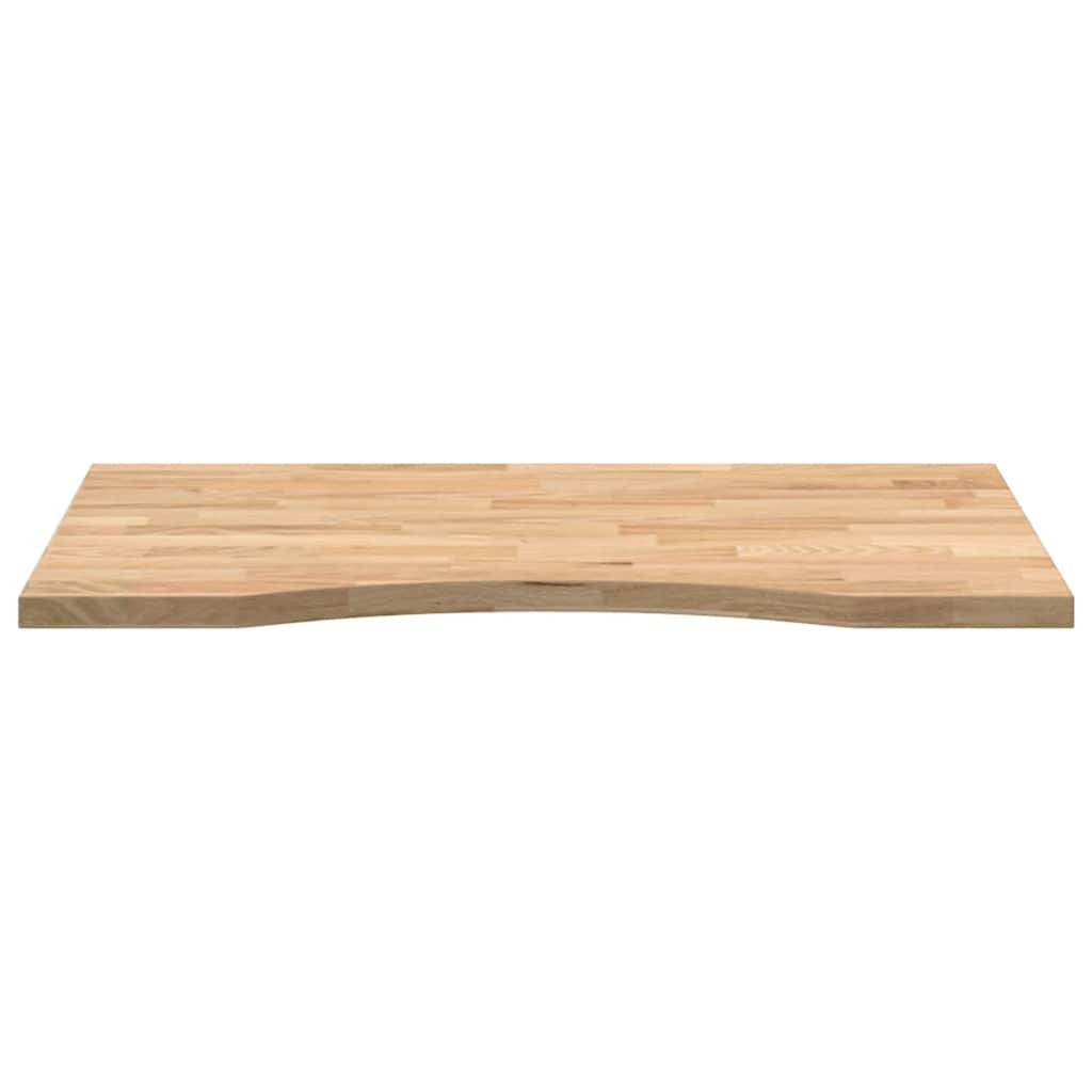 vidaXL Blat biurka, surowe, 80x60x2,5 cm, lite drewno dębowe