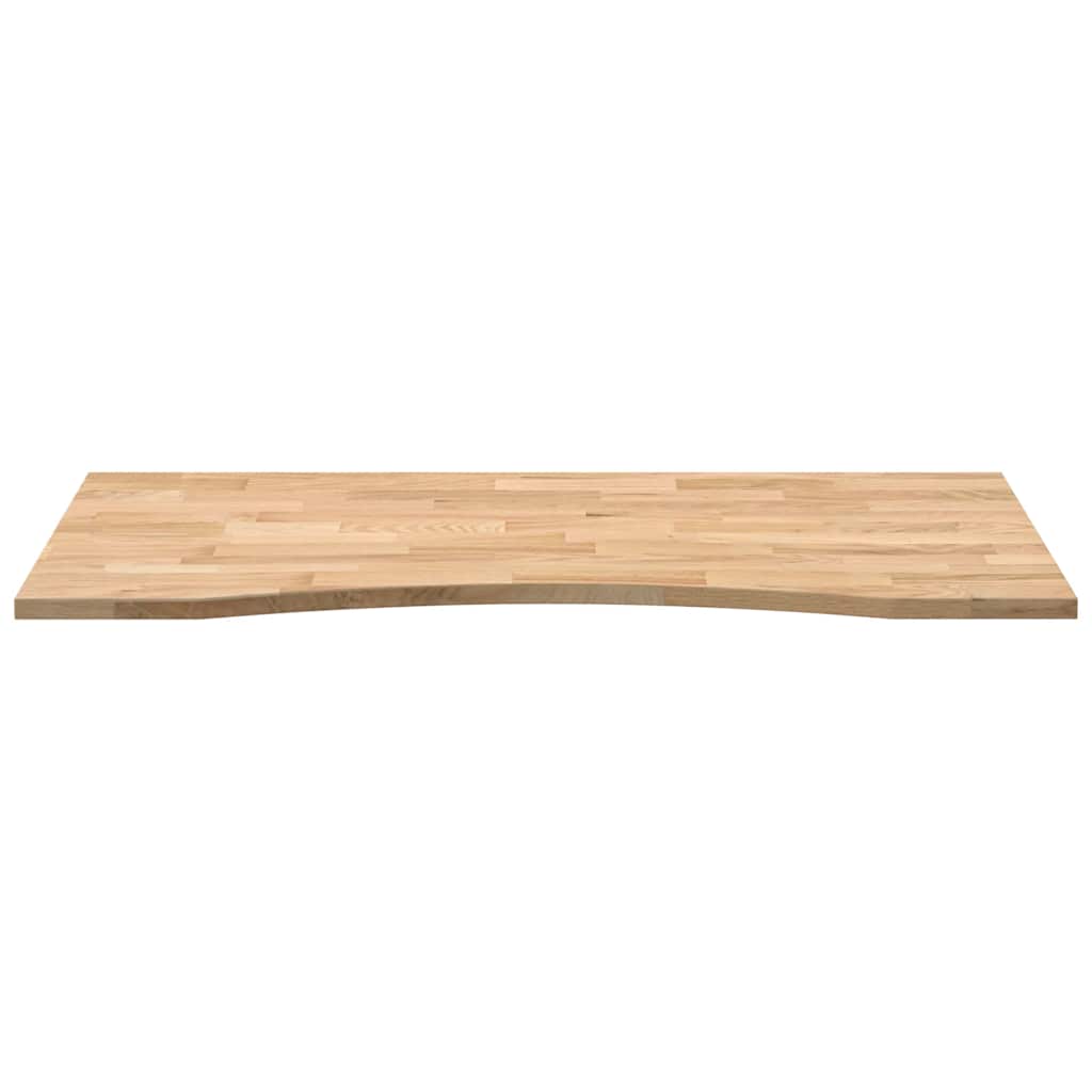 vidaXL Blat biurka, surowe, 120x60x2,5 cm, lite drewno dębowe