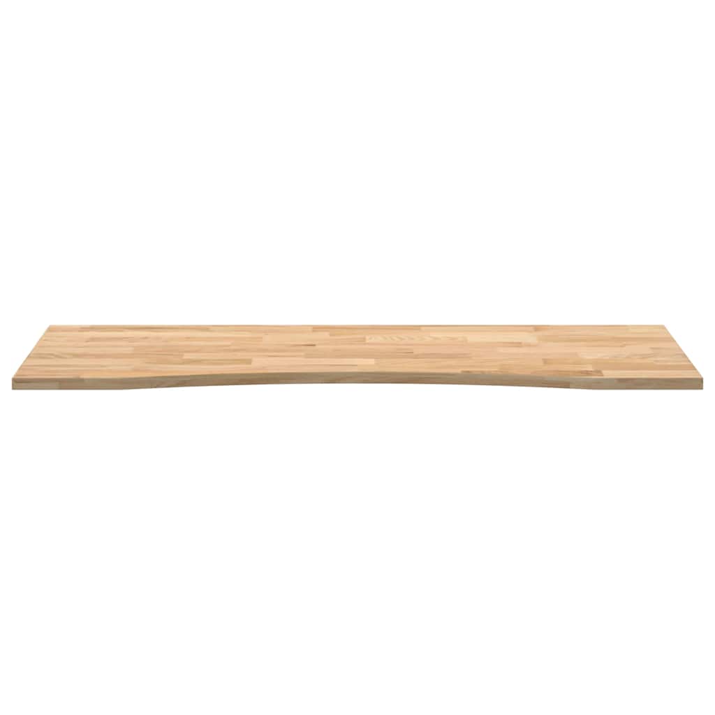 vidaXL Blat biurka, surowe, 140x60x2,5 cm, lite drewno dębowe