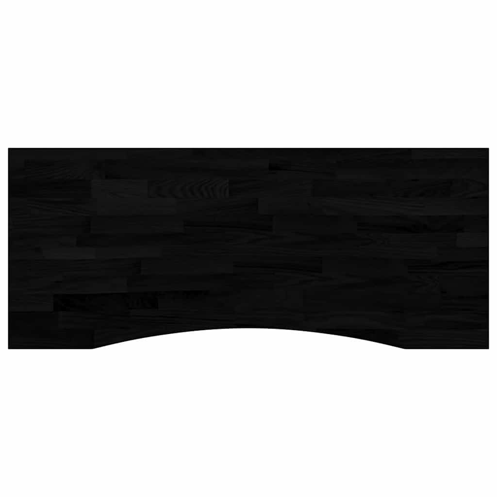 vidaXL Blat biurka, ciemnobrązowy, 120x60x2,5 cm, lite drewno dębowe