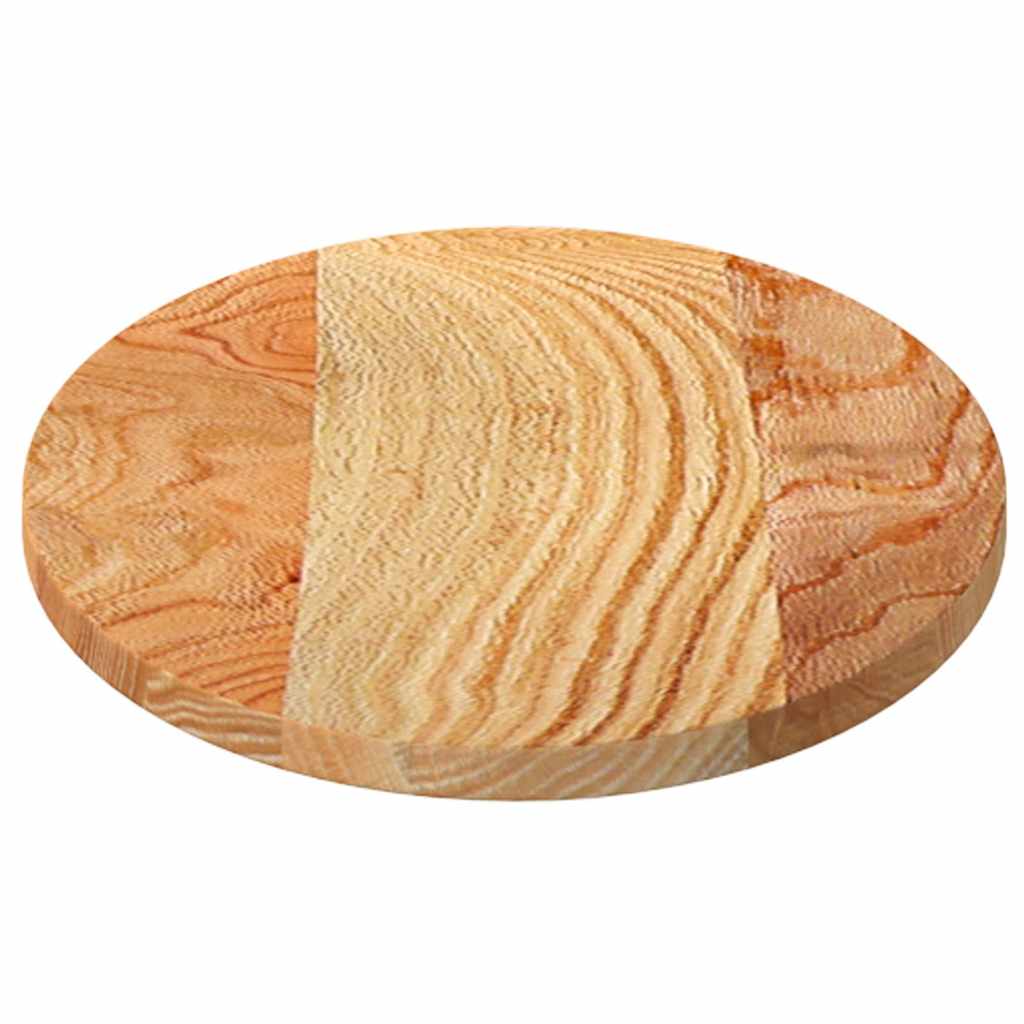 vidaXL Blat do stołu, brązowy, 80x40x2 cm, lite drewno dębowe, owalny