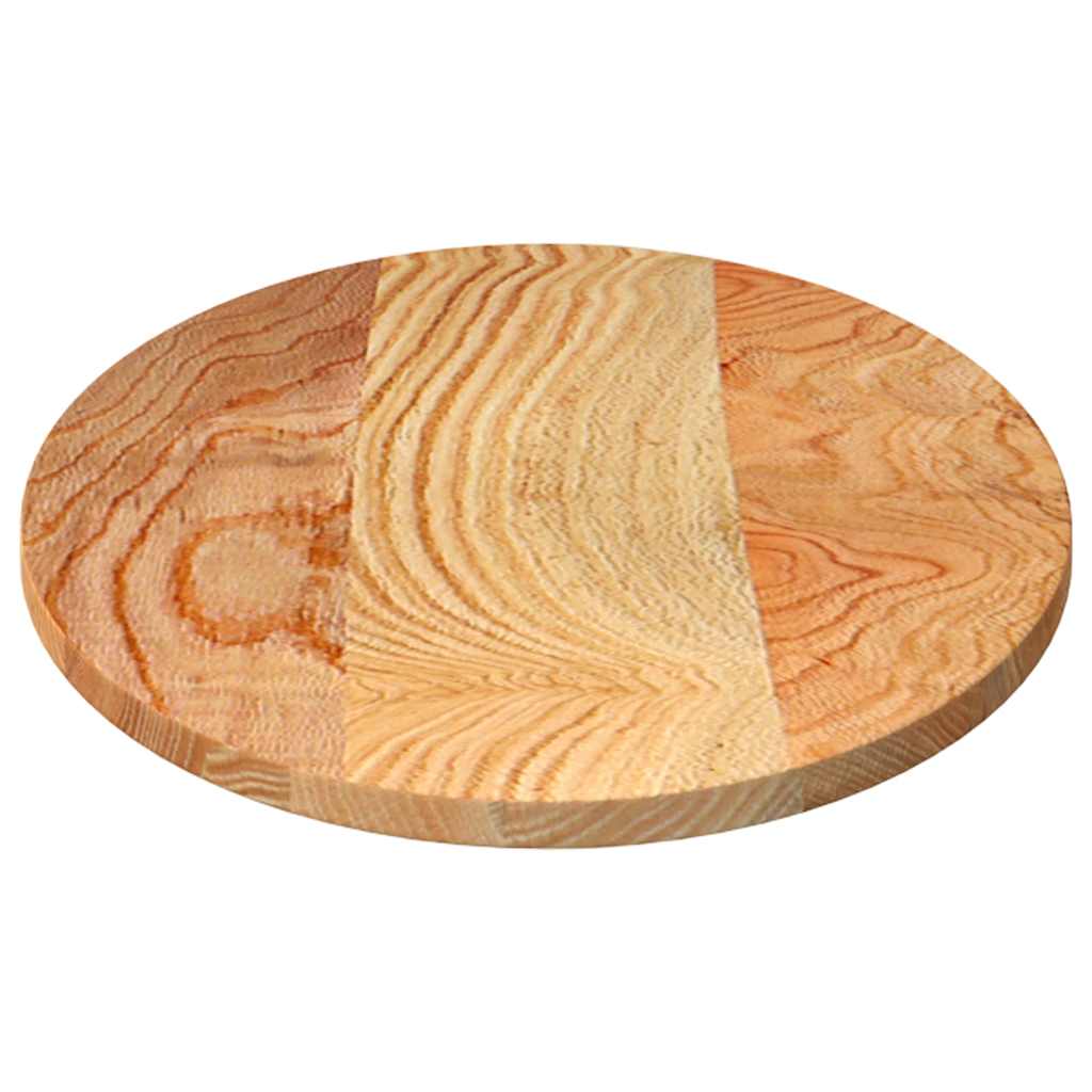 vidaXL Blat do stołu, brązowy, 100x50x2 cm, lite drewno dębowe, owalny