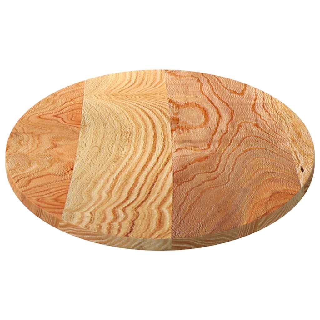 vidaXL Blat do stołu, brązowy, 120x60x2 cm, lite drewno dębowe, owalny