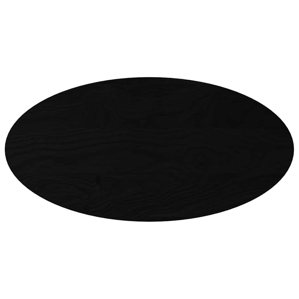 vidaXL Blat do stołu, brązowy, 100x50x2 cm, lite drewno dębowe, owalny