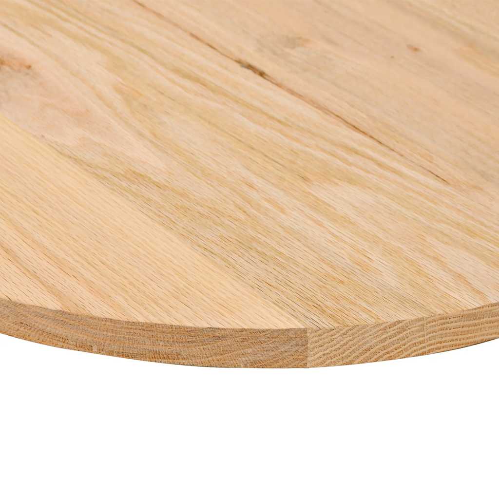 vidaXL Blat do stołu, 120x60x2 cm, lite drewno dębowe, owalny