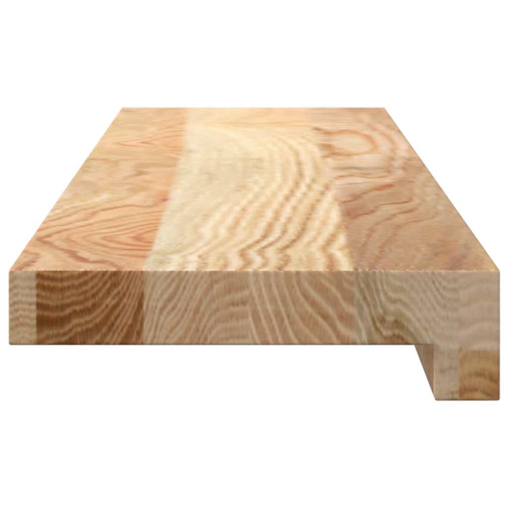 vidaXL Parapety 2 szt., surowe, 70x15x2 cm, lite drewno dębowe