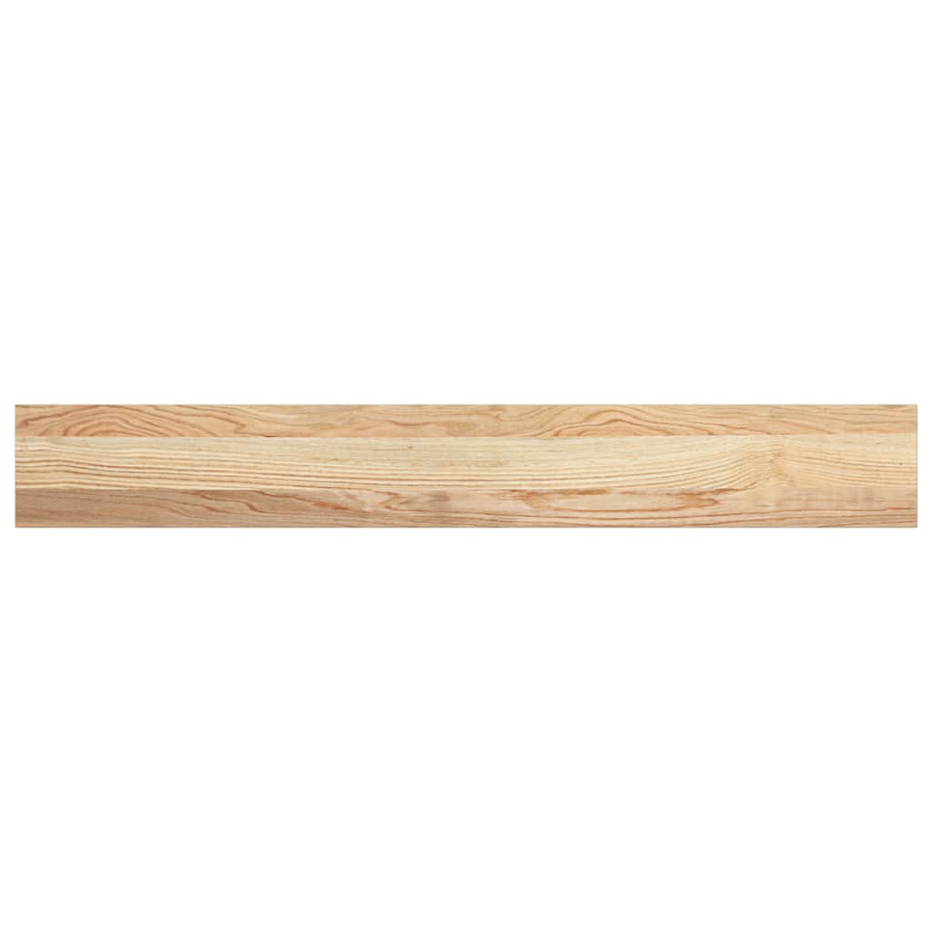 vidaXL Parapety 2 szt., surowe, 110x15x2 cm, lite drewno dębowe