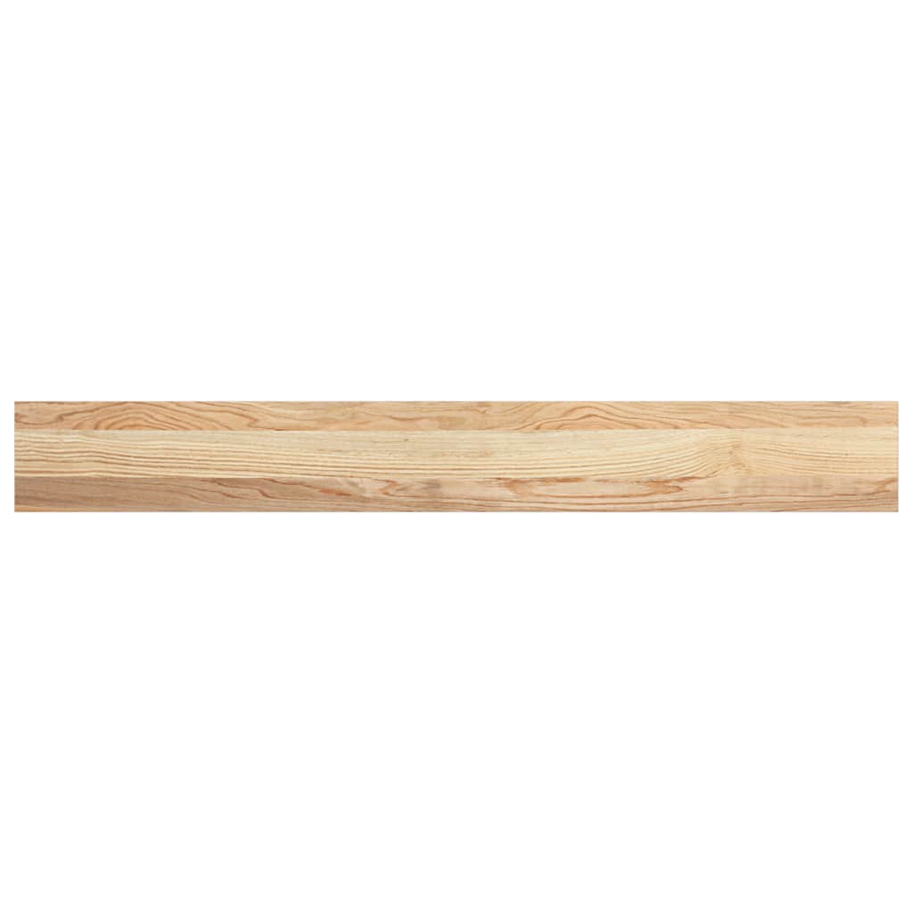 vidaXL Parapety 2 szt., surowe, 120x15x2 cm, lite drewno dębowe