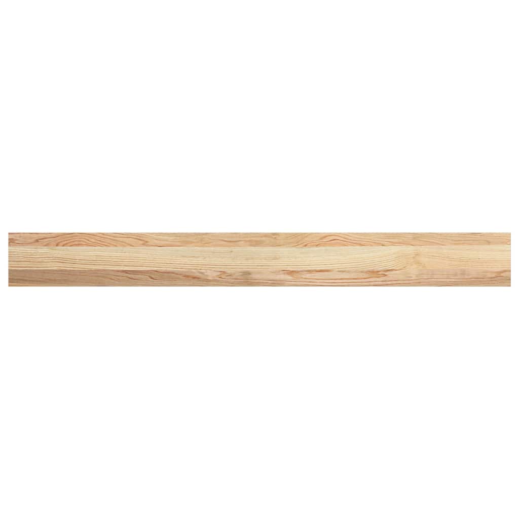vidaXL Parapety 2 szt., surowe, 140x15x2 cm, lite drewno dębowe