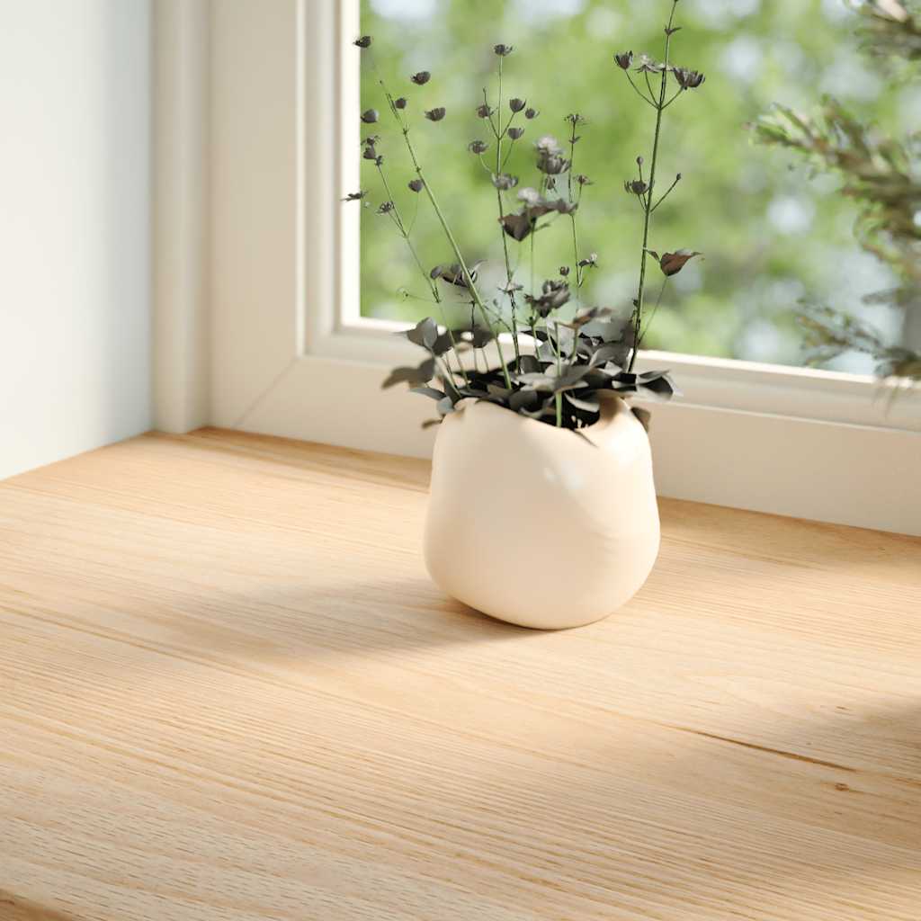 vidaXL Parapety 2 szt., surowe, 160x15x2 cm, lite drewno dębowe