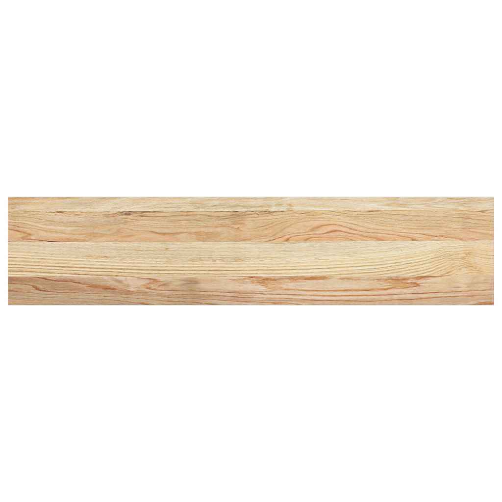 vidaXL Parapety 2 szt., surowe, 90x20x2 cm, lite drewno dębowe
