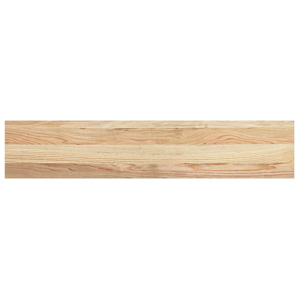 vidaXL Parapety 2 szt., surowe, 100x20x2 cm, lite drewno dębowe