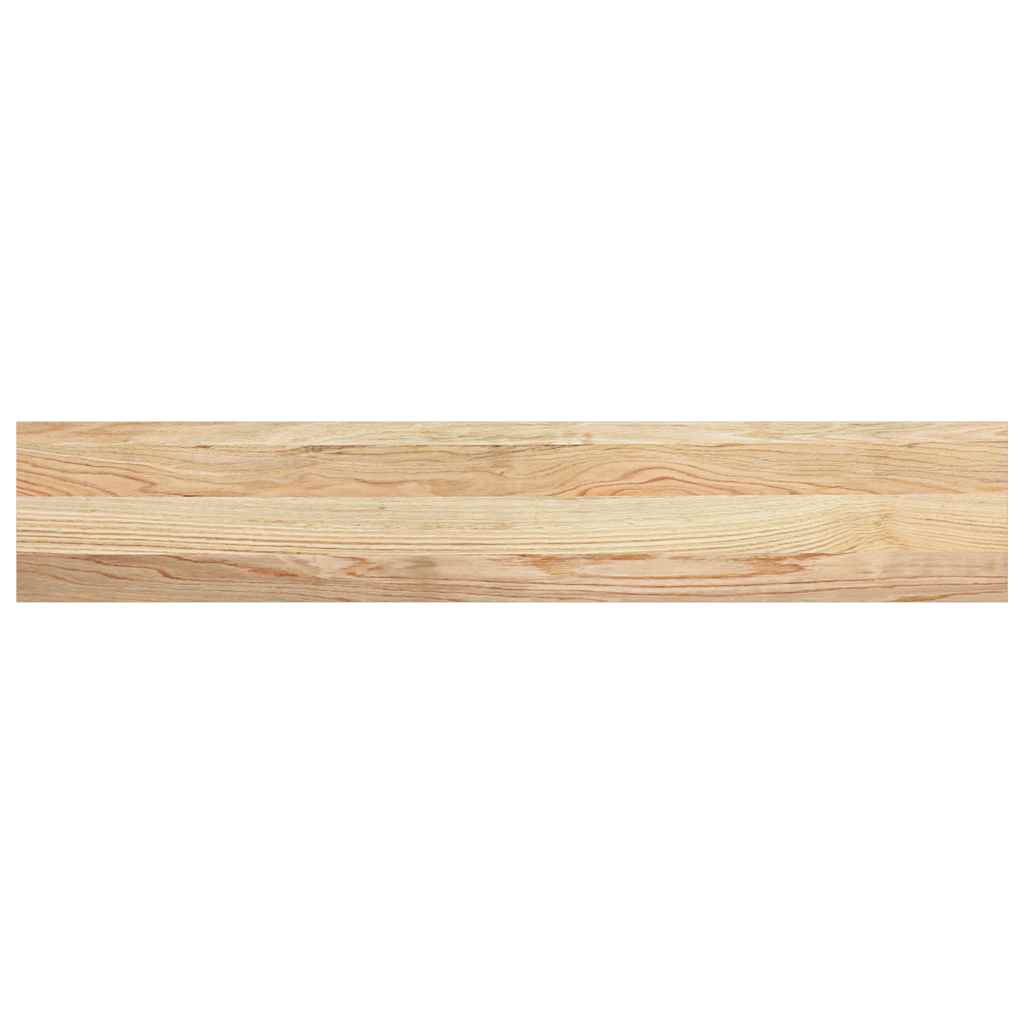 vidaXL Parapety 2 szt., surowe, 110x20x2 cm, lite drewno dębowe