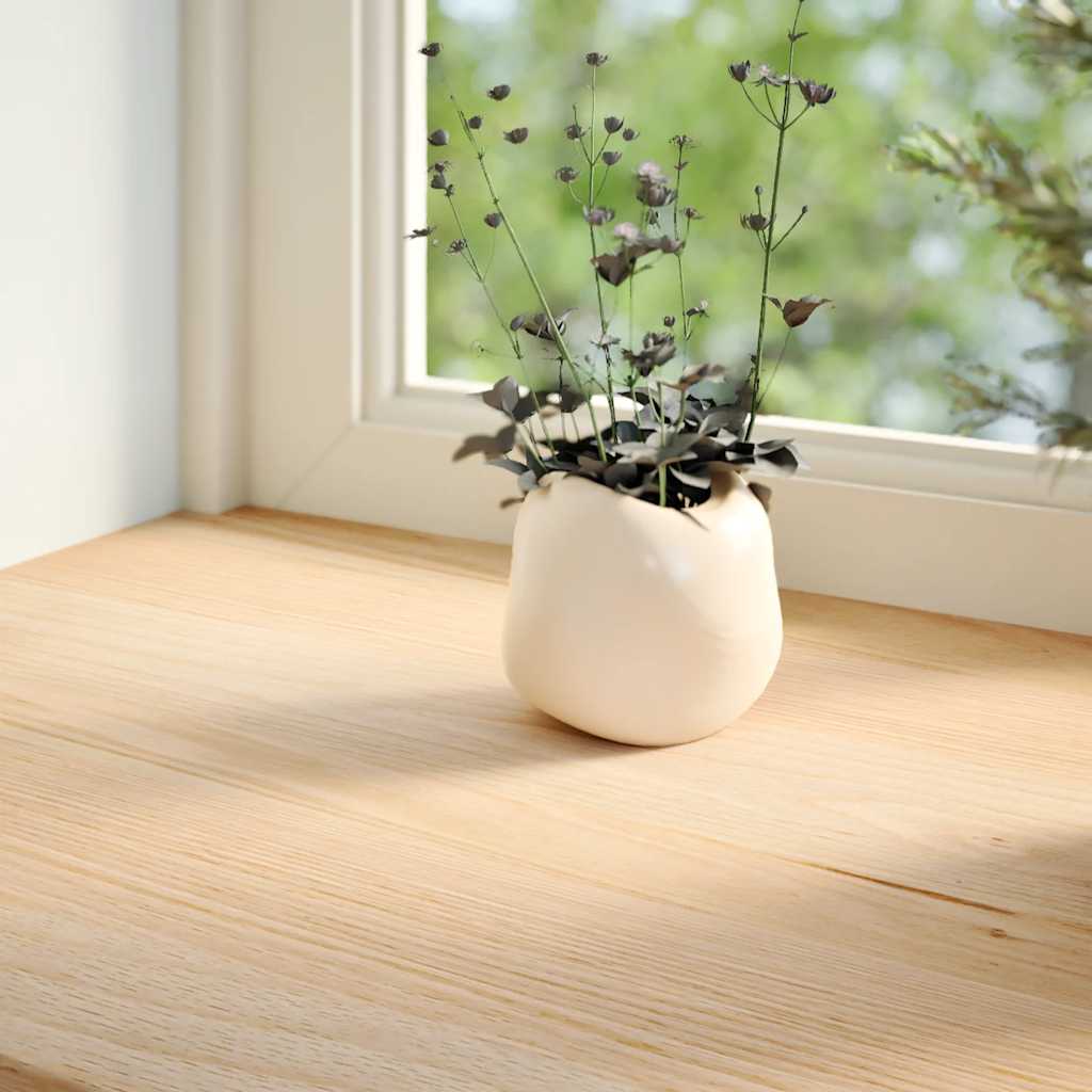 vidaXL Parapety 2 szt., surowe, 160x20x2 cm, lite drewno dębowe