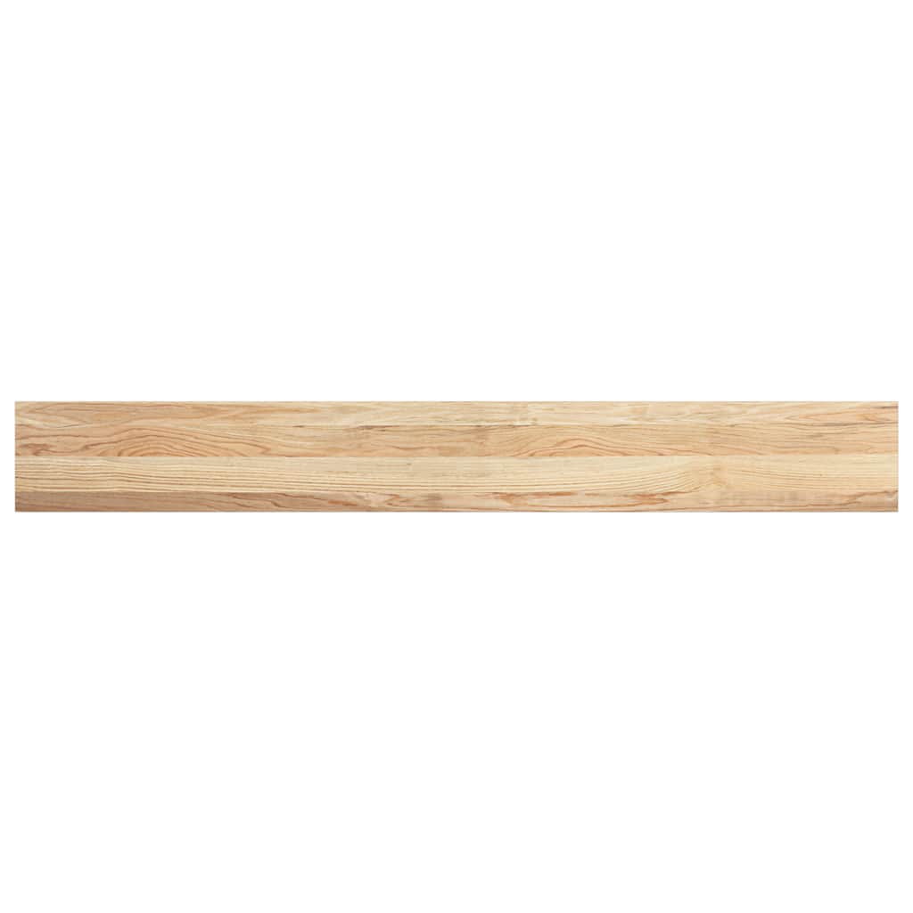 vidaXL Parapety 2 szt., surowe, 160x20x2 cm, lite drewno dębowe