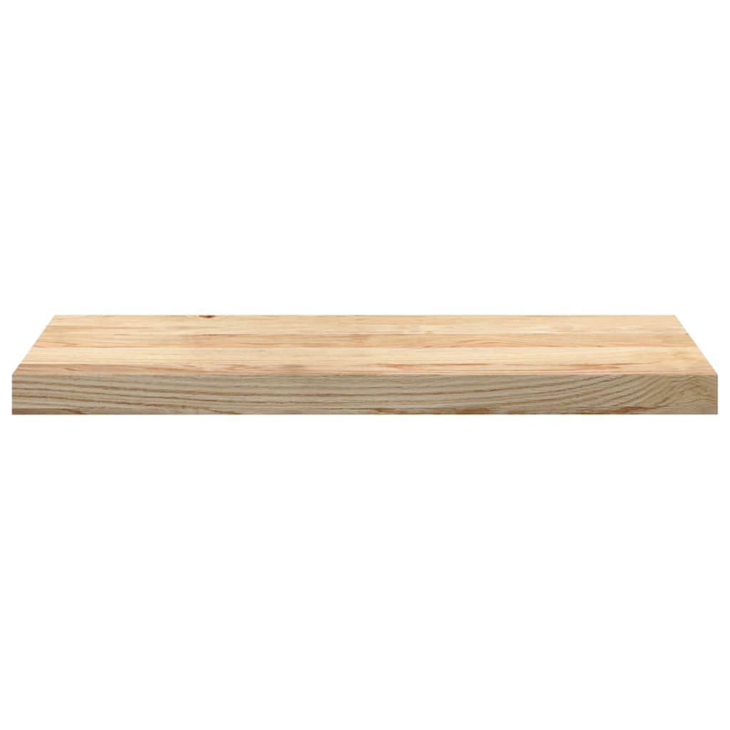 vidaXL Parapety 2 szt., surowe, 70x25x2 cm, lite drewno dębowe