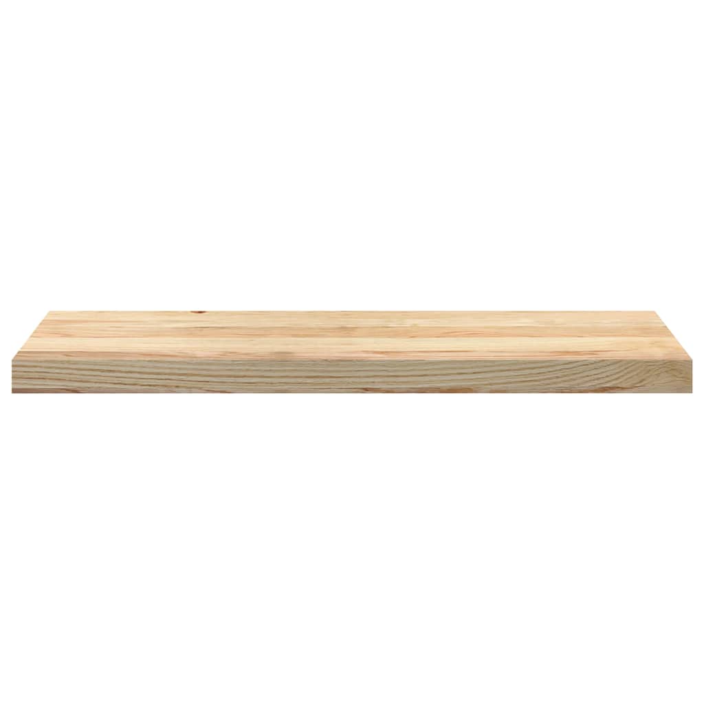 vidaXL Parapety 2 szt., surowe, 80x25x2 cm, lite drewno dębowe