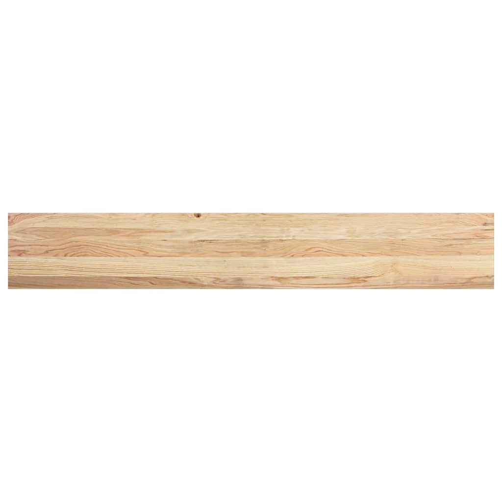 vidaXL Parapety 2 szt., surowe, 160x25x2 cm, lite drewno dębowe