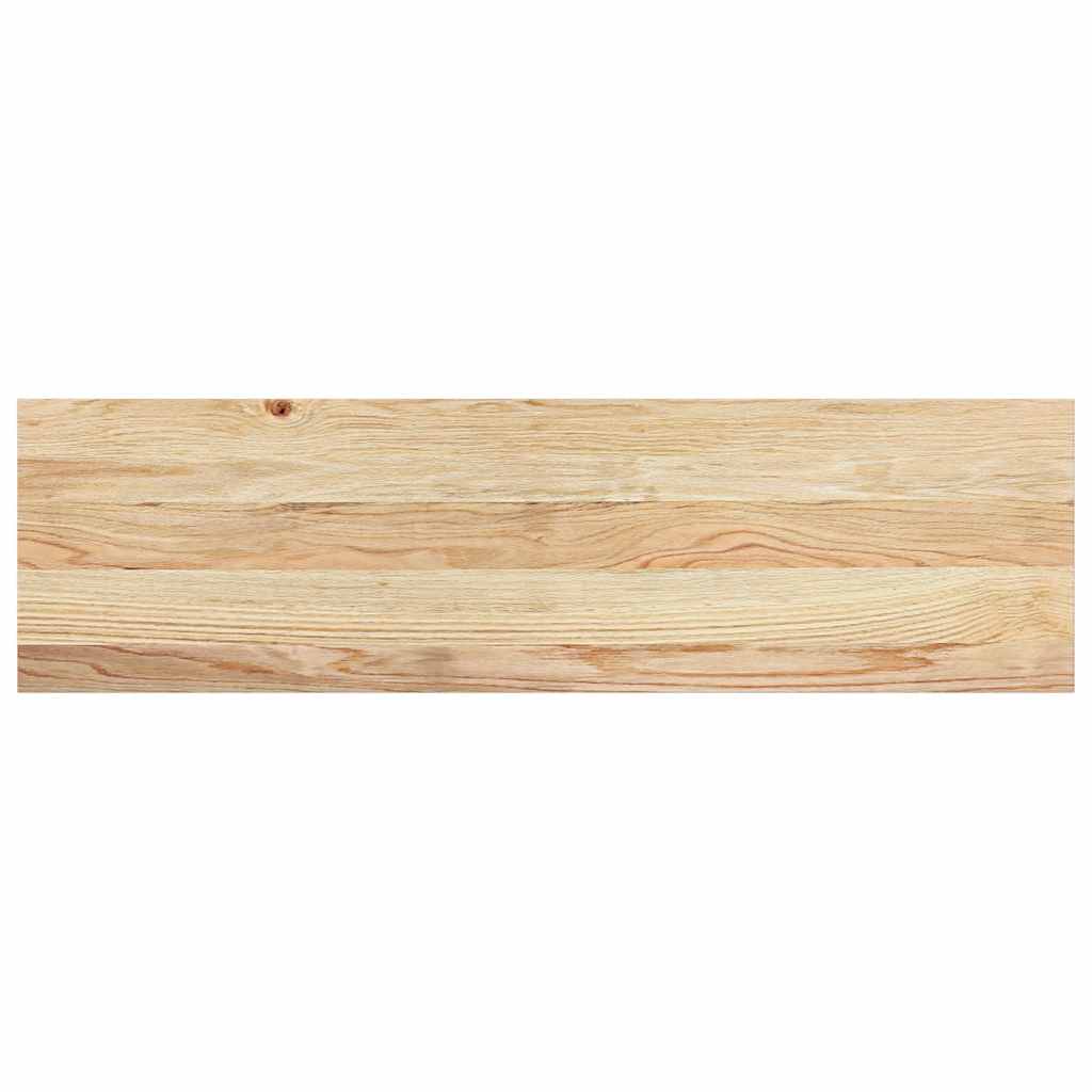vidaXL Parapety 2 szt., surowe, 90x30x2 cm, lite drewno dębowe