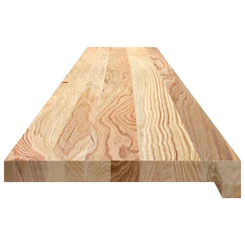 vidaXL Parapety 2 szt., surowe, 160x30x2 cm, lite drewno dębowe