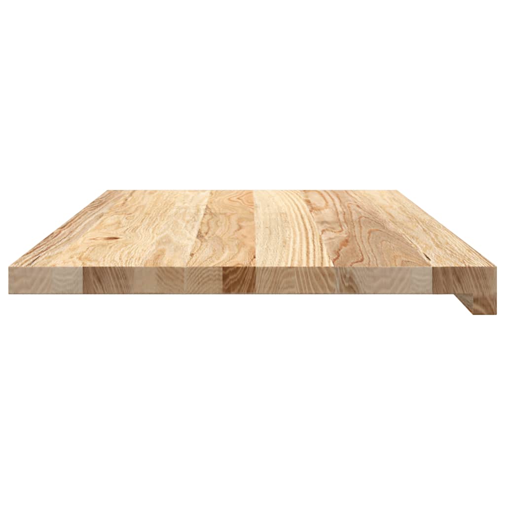 vidaXL Parapety 2 szt., surowe, 70x40x2 cm, lite drewno dębowe