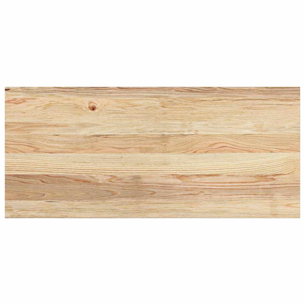 vidaXL Parapety 2 szt., surowe, 90x40x2 cm, lite drewno dębowe