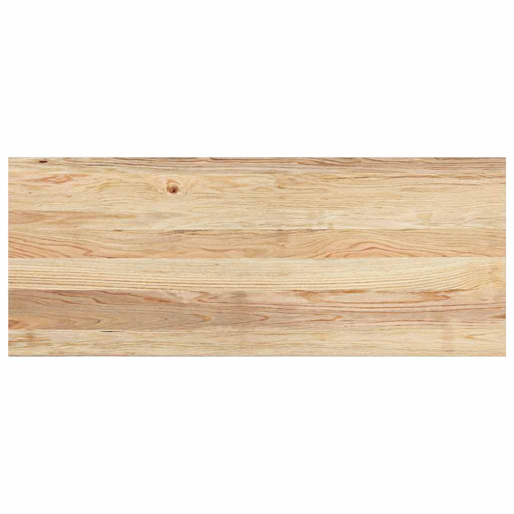 vidaXL Parapety 2 szt., surowe, 100x40x2 cm, lite drewno dębowe