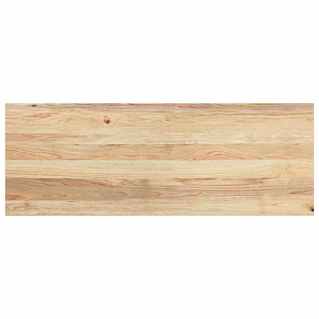 vidaXL Parapety 2 szt., surowe, 110x40x2 cm, lite drewno dębowe