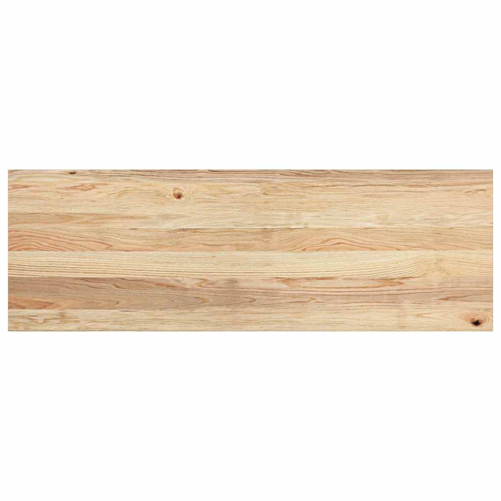 vidaXL Parapety 2 szt., surowe, 120x40x2 cm, lite drewno dębowe