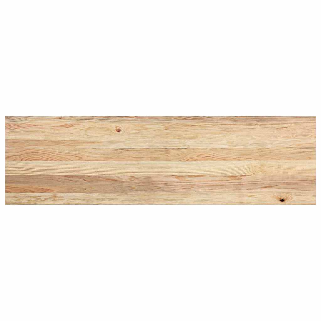vidaXL Parapety 2 szt., surowe, 140x40x2 cm, lite drewno dębowe