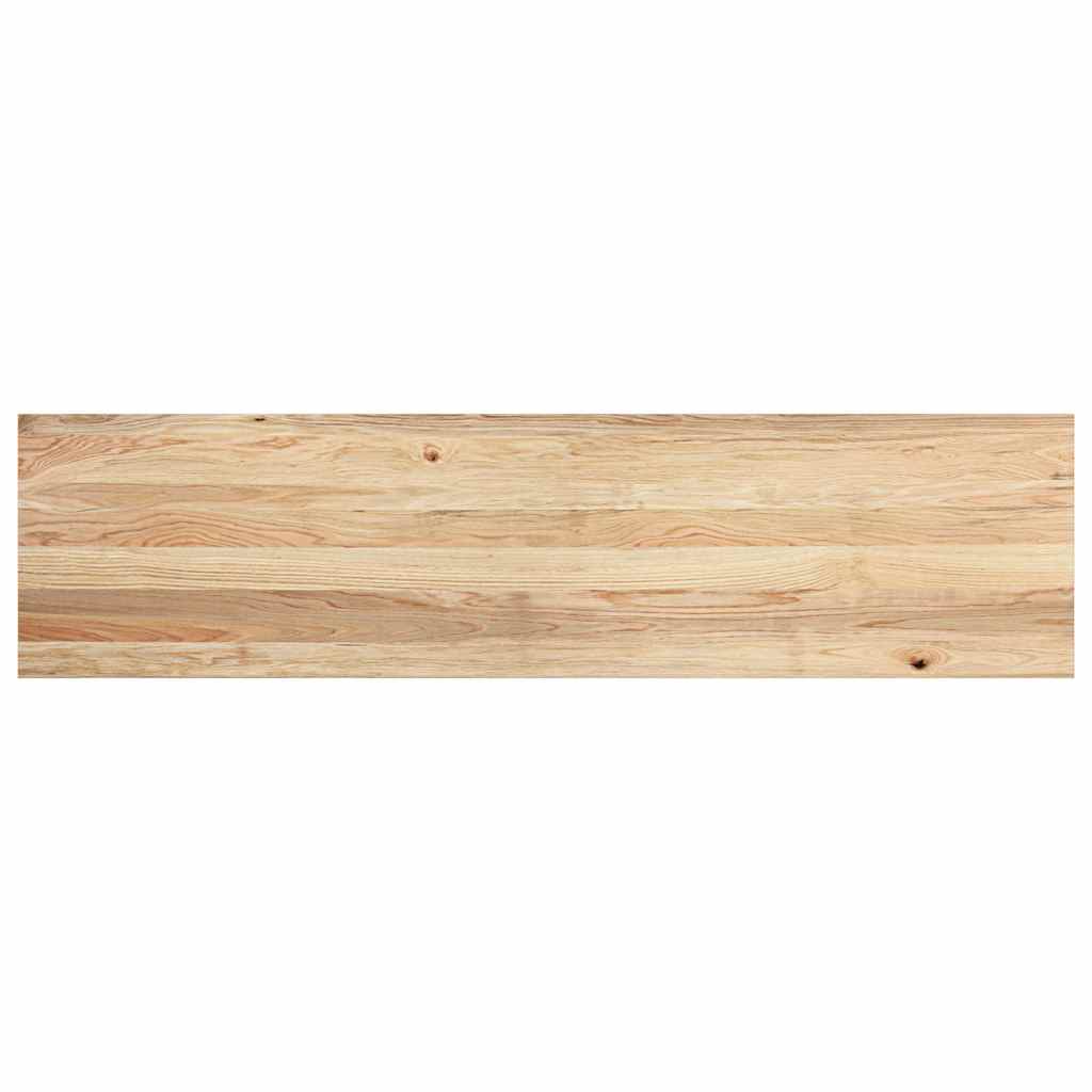 vidaXL Parapety 2 szt., surowe, 160x40x2 cm, lite drewno dębowe
