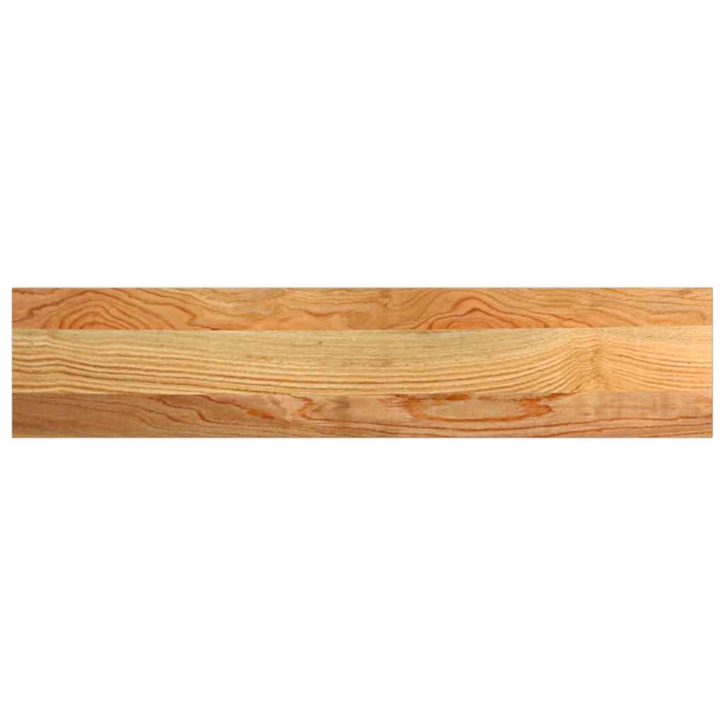 vidaXL Parapety 2 szt., jasnobrązowy, 70x15x2 cm, lite drewno dębowe