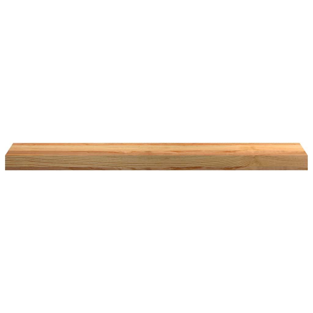 vidaXL Parapety 2 szt., jasnobrązowy, 80x15x2 cm, lite drewno dębowe