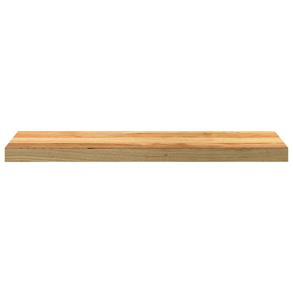 vidaXL Parapety 2 szt., jasnobrązowy, 80x20x2 cm, lite drewno dębowe