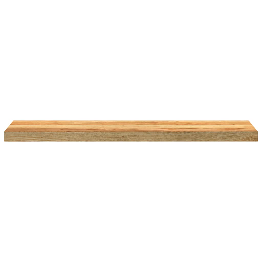 vidaXL Parapety 2 szt., jasnobrązowy, 100x20x2 cm, lite drewno dębowe