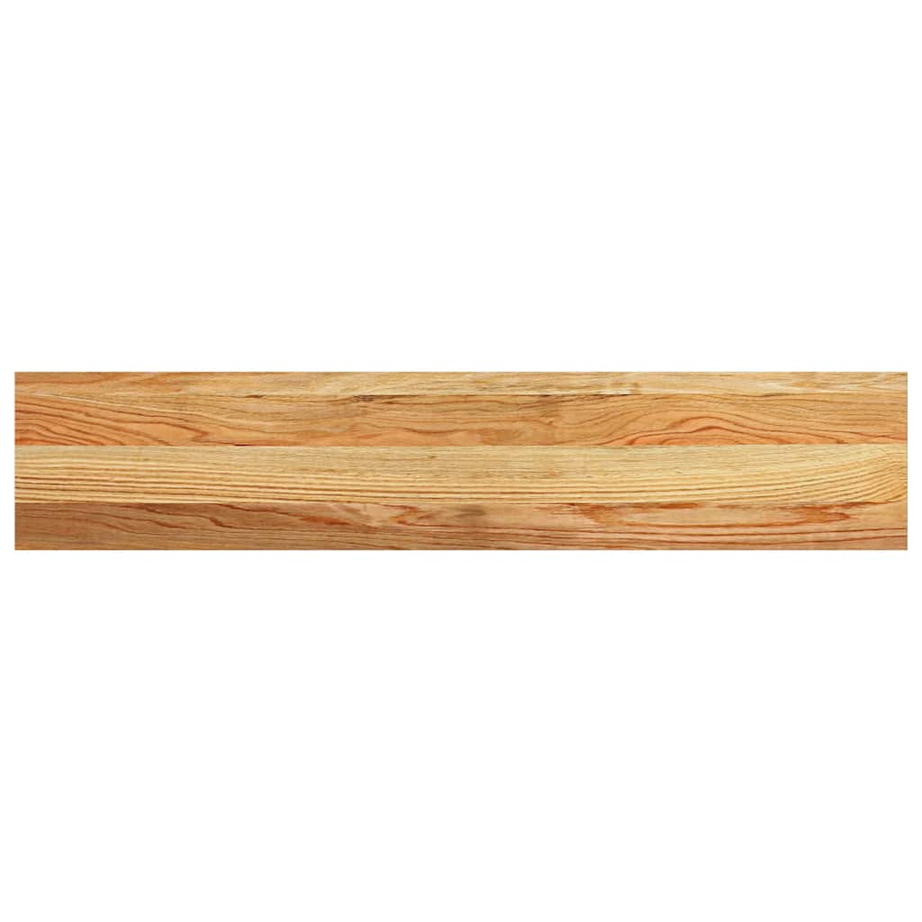 vidaXL Parapety 2 szt., jasnobrązowy, 100x20x2 cm, lite drewno dębowe