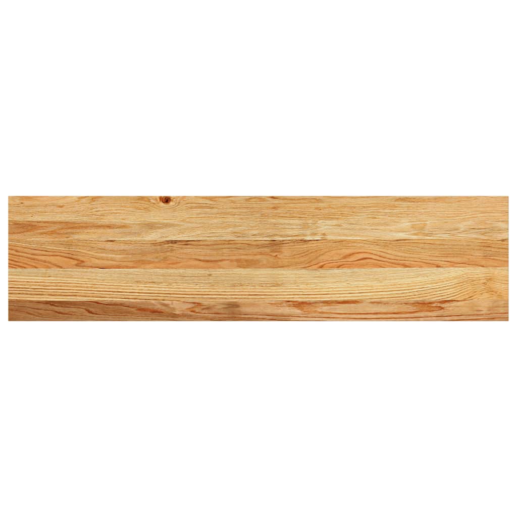 vidaXL Parapety 2 szt., jasnobrązowy, 100x25x2 cm, lite drewno dębowe