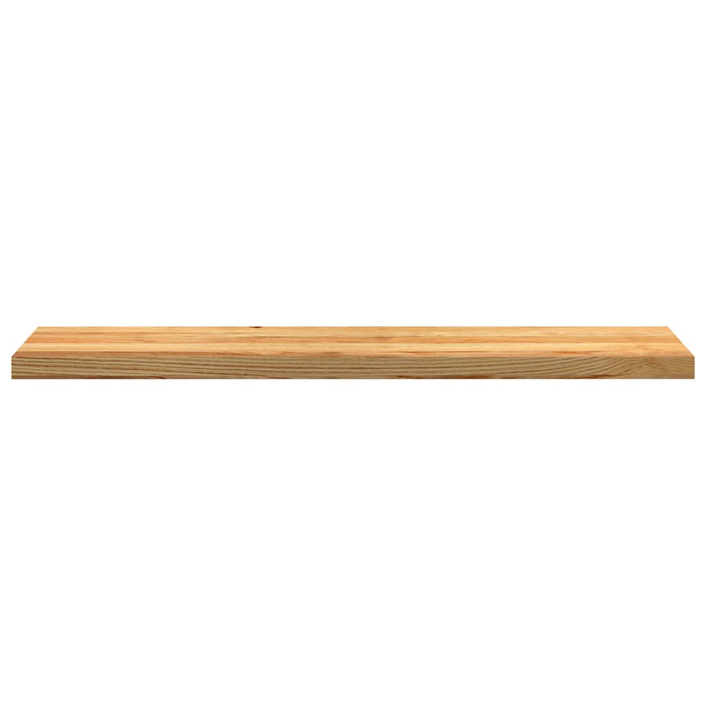 vidaXL Parapety 2 szt., jasnobrązowy, 120x25x2 cm, lite drewno dębowe